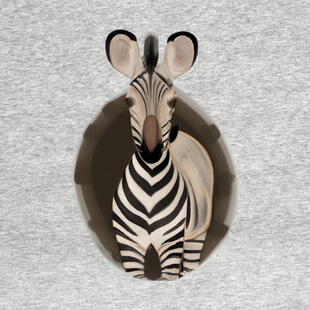 Cute Mountain Zebra Drawing by Play Zoo